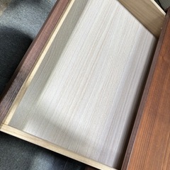 センターテーブル 引き出し付き 美品 テーブルの画像