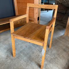 【アウトレット家具】オーク材　チェア