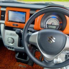 スズキ　ハスラー4WDＧターボ　平成27年式　車検約2年付　クレジットカード対応可　ナビ付スマートキー　オートローン可　調子いいですよ　オイルエレメント交換済　の画像