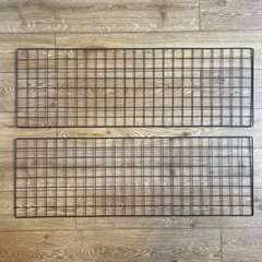 【未使用】スチール製メッシュパネル　黒マット
