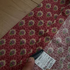 ⭐︎ソレイアード（フランス）上品なピンク柄授乳ケープ③の画像