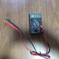 デジタルテスター　計器　工具　整備　DIY　電圧　電流　