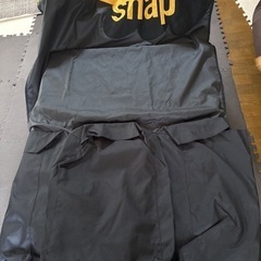 snap ショルダータイプロープバッグ 黒の画像
