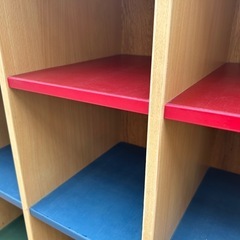 【訳あり格安】カラフルな収納棚の画像