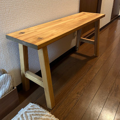木製ベンチ　