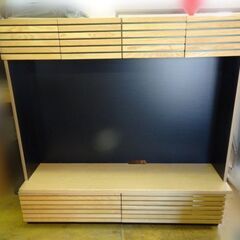 NITORI/ニトリ◆TVボード◆壁面収納 テレビ台  木製 引...