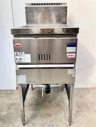 直接引き取り5%OFF　マルゼン ガスフライヤー MGF-18K 2016年 都市ガス 幅430×奥行き600×高さ825(ﾊﾞｯｸｶﾞｰﾄﾞ1450)ｍｍ 動作良好 厨房機器 中古 510171