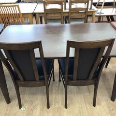 ★ジモティー割あり★KJ10229 大川家具 2人掛けダイニング...