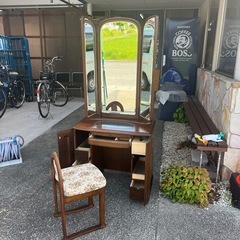 ドレッサー　三面鏡　角本産業