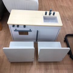 ままごとキッチン LOWYA クッキングトイ おもちゃキッチン収...