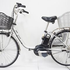 【京都発】電動アシスト自転車　パナソニック　24インチ dショッピング |電動自転車 パナソニック(Panasonic) ビビ・DX レッド
