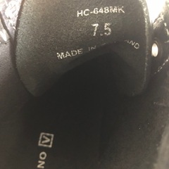 M【中古品】VISARUNO ヴィサルノ モンキーブーツ 25.5cm ブラック メンズ レザー ブーツの画像