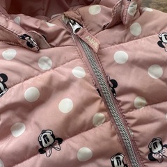 H&M ディズニー ミニー ダウンベスト 90cmの画像