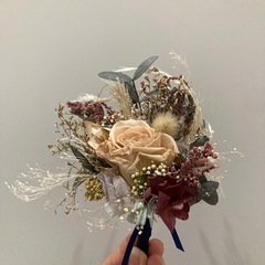 プリザーブブドフラワー　ブーケの画像