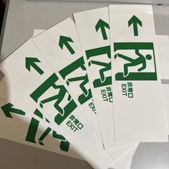 非常口パネル　の画像
