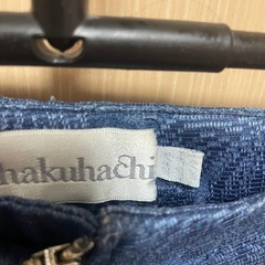 shakuhachi デニム　刺繍スカートの画像