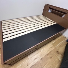 ダブルベッド　お値下げ不可の画像