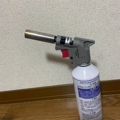 ガスバーナー少し使用してます　キャンプの画像