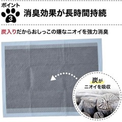 山善(YAMAZEN) 厚型 ペットシーツ 炭入り消臭の画像