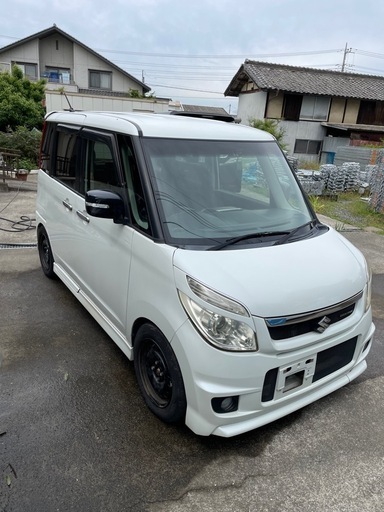 値下げ 7万㌔台パレット パールホワイト プッシュスタート 電動スライドドア 値下げ 7万㌔台パレット パールホワイト プッシュスタート 電動
