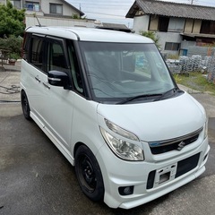 ☆7万㌔台☆パレット パールホワイト プッシュスタート 電動スラ...