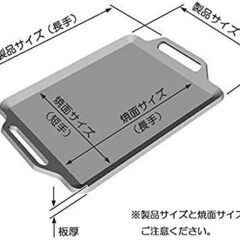 ZEOOR 高級極厚バーベキュー鉄板 (新品・未使用)の画像