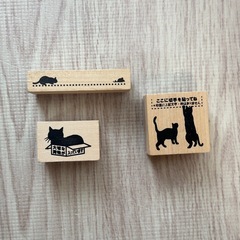 猫 スタンプ 切手　