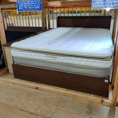 【愛品倶楽部柏店】ニトリ ダブルベッド 収納付き (ヴァイン2 ...