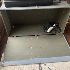 アンティーク　米軍箱　3万円→テレビ台　TVボードの画像