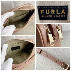 ☆お値引可能☆【極美品】FURLA  ショルダーバッグ 斜めがけバッグ Wファスナー の画像