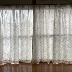 カーテン レース ペッツ 150×175 2枚セット ポリエステ...