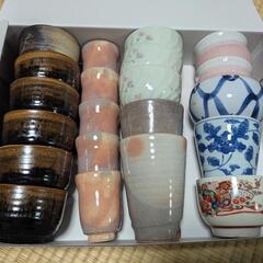 和湯呑み茶碗、蕎麦つゆ入れまとめ売り