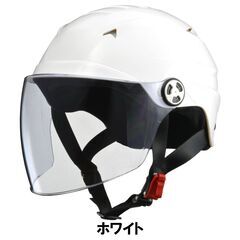 *PSC認証★ ヘルメット バイク ハーフ 57-60cm ブラック 他カラー有の画像