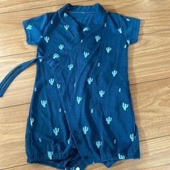甚平　ロンパース　サボテン
