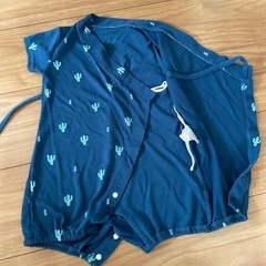 甚平　ロンパース　サボテン
の画像