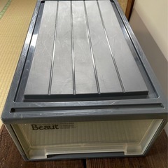 引き出し衣装ケース　グレー　収納ボックス　1個
