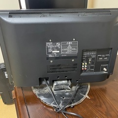 テレビ本体　TOSHIBA REGZA 22インチ　リモコン付き  の画像