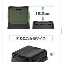 新品未使用★凝固剤付き・折りたたみ式簡易トイレ（品番MT18）の画像