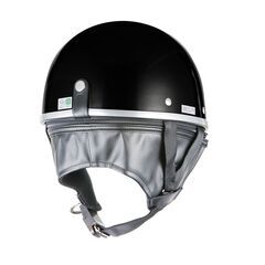 *耳当て着脱可能★ ゴーグル付 ヘルメット SG PSC ブラック 他カラー有の画像