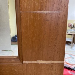 建具　木製　ガラス　昭和　昭和レトロ　引き戸４枚の画像