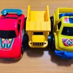 おもちゃ車9個セットの画像