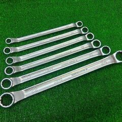 KTC M5-1012～ ロングメガネレンチ 6本セット【船橋馬込店】【店頭取引限定】【中古】 管理番号：ITEM6PFE8PD7の画像