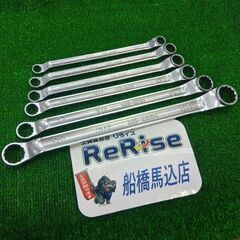KTC M5-1012～ ロングメガネレンチ 6本セット【船橋馬...