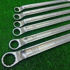 KTC M5-1012～ ロングメガネレンチ 6本セット【船橋馬込店】【店頭取引限定】【中古】 管理番号：ITEM6PFE8PD7の画像