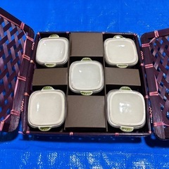 無償！和食器・飲食店向け？蓋付き小鉢５個セット