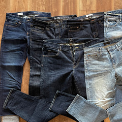 USED デニム6本セット GAP ユニクロ UNIQLO ロデ...