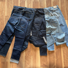 USED デニム6本セット GAP ユニクロ UNIQLO ロデオクラウンズ 古着 26インチ位？ 卸し 大量 まとめて フリマ メンズ レディース/デニムの画像