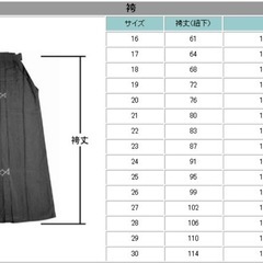 剣道 袴18号 響の画像