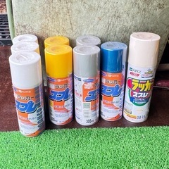 新未使用品　多数　DIY 塗料　スプレー缶　まとめ売り　ラッカー...