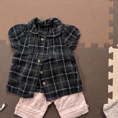 70サイズ女の子洋服　ラルフ・ローレンセットアップなどの画像